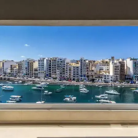 Exquisite 2-Bedroom Seafront Apartment In Spinola Bay San Ġiljan Exterior foto